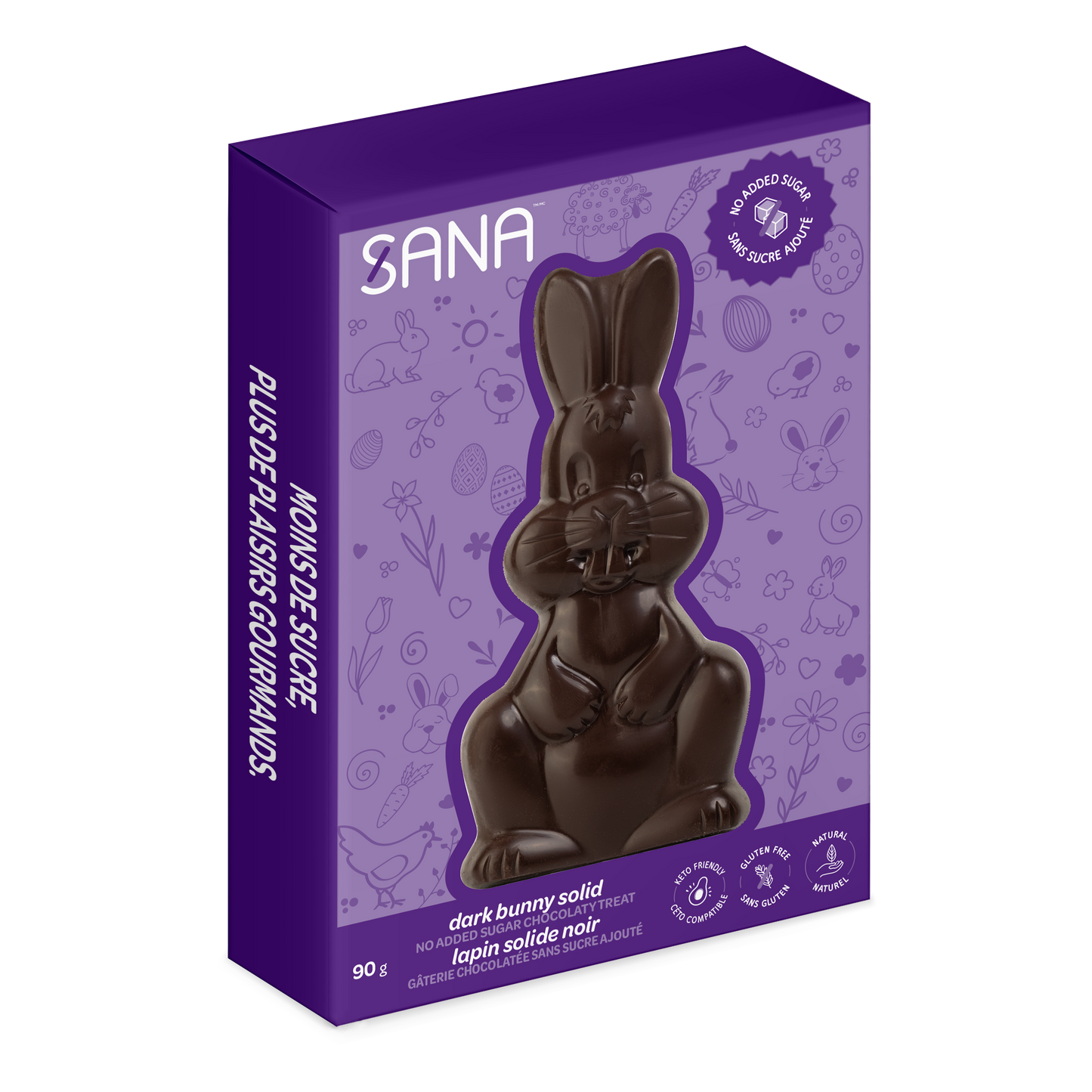 Dark chocolaty Easter bunny - Classic