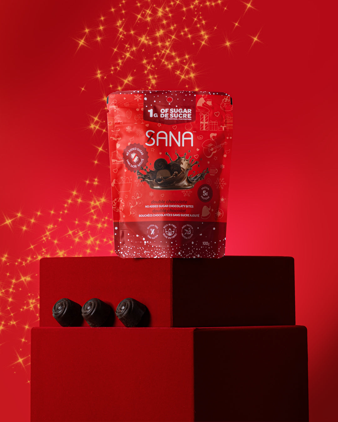 
                  
                    Dark chocolatey bites - Double chocolate
                  
                