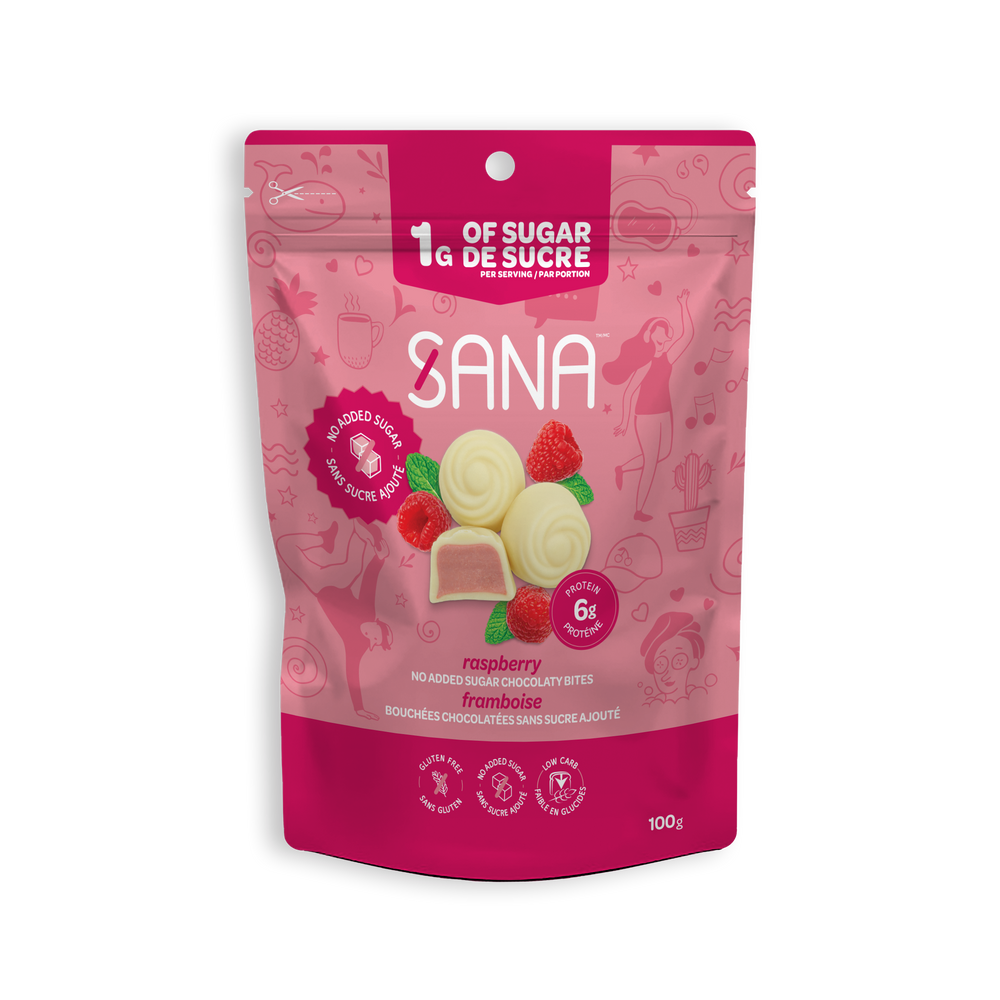 
                  
                    Bouchées chocolatées blanches - Framboise
                  
                