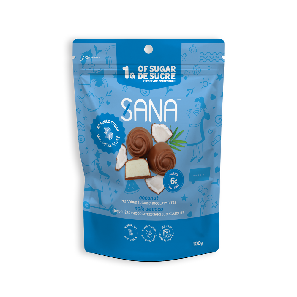 
                  
                    Bouchées chocolatées au lait - Noix de coco
                  
                