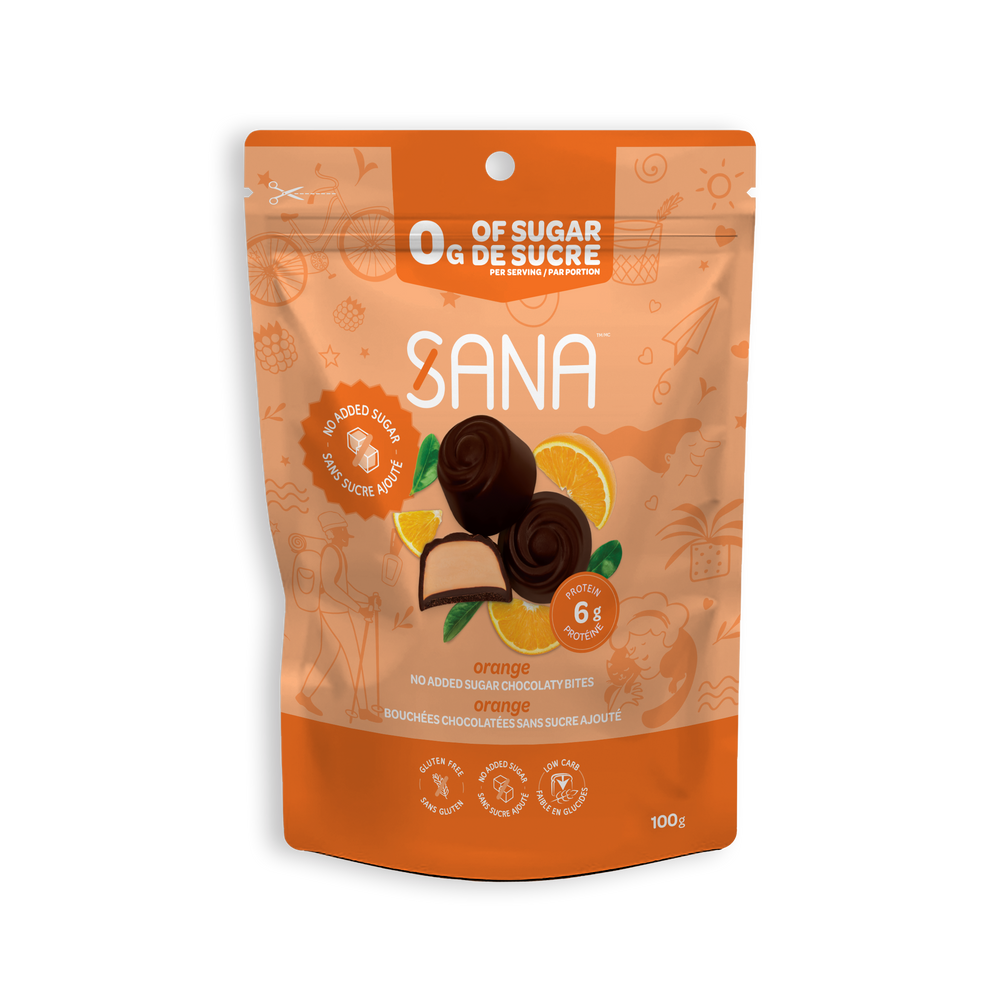 Dark chocolaty bites - Orange 